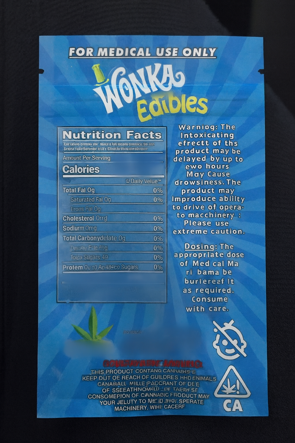 Wonka Edibles - Blue Edition 600